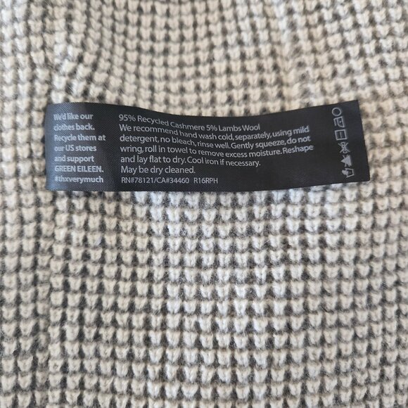 New Eileen Fisher Open Cardigan in size M Cashmere - Picture 5 of 5